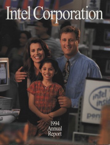 Intel Corporation Annual Report 1994