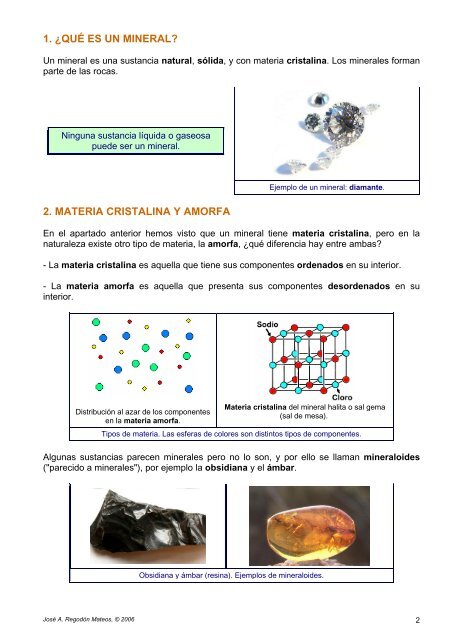 minerales