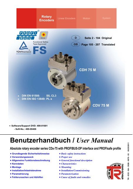 Benutzerhandbuch / User Manual - TR Electronic