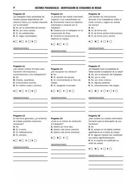 FACTORES PSICOSOCIALES