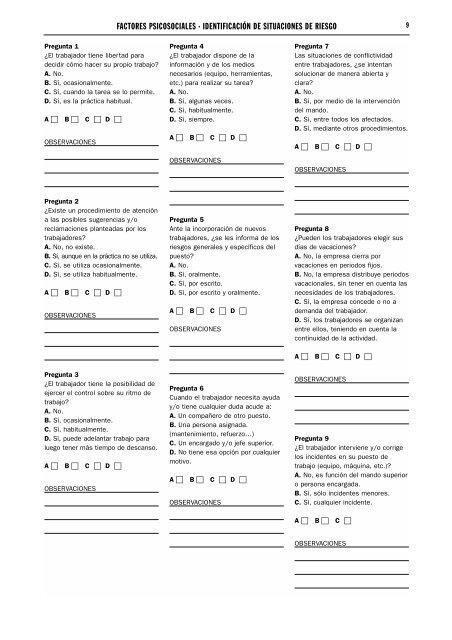 FACTORES PSICOSOCIALES