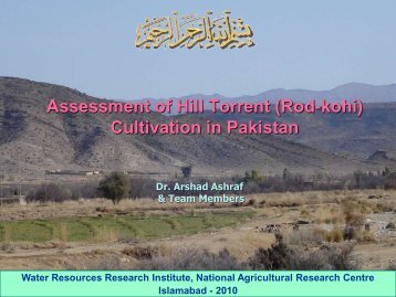 (Rod-Kohi) cultivation in Pakistan by Mr. Arshad Ashraf