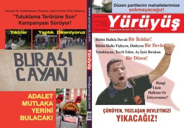 ÇÜRÜYEN YOZLAŞAN DEVLETİNİZİ YIKACAĞIZ - Yürüyüş