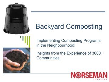 Implementing Composting Programs in the Neighbourhood