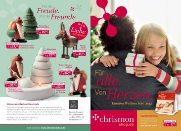 Chrismon Katalog Weihnachten 2014