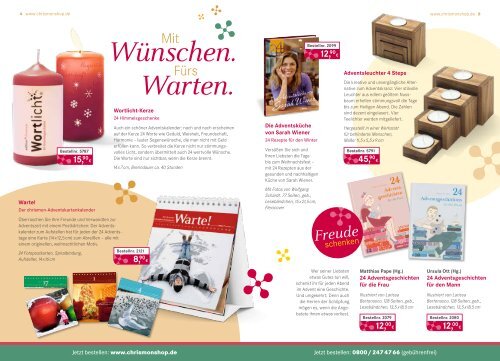 Chrismon Katalog Weihnachten 2014