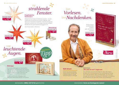 Chrismon Katalog Weihnachten 2014