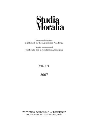 Summaries / ResÃºmenes - Studia Moralia