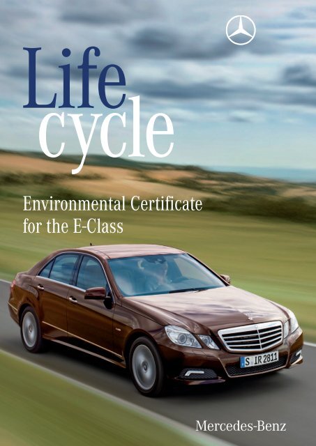 Environmental Certificate Mercedes-Benz E-Class - Daimler