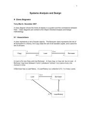 Class Diagrams - tmarris.com