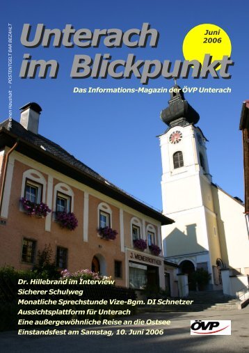 Ausgabe Juni 2006 - (ÃVP) Unterach am Attersee