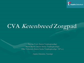 CVA Zorgpad - Annevillegroep