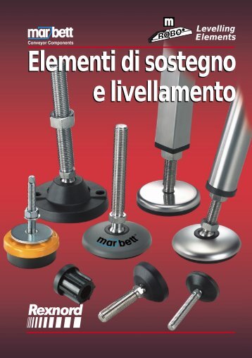 Elementi di sostegno e livellamento Catalogue supporting and ...