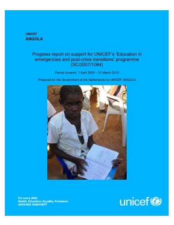 Angola Progress Report 2009