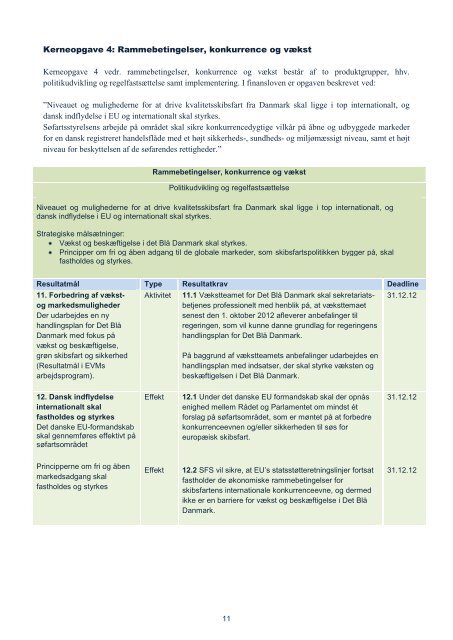 Resultatkontrakt 2012-2015 - SÃ¸fartsstyrelsen