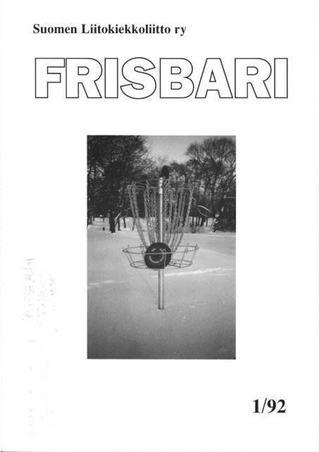 Frisbari 1/1992 - Ultimate.fi