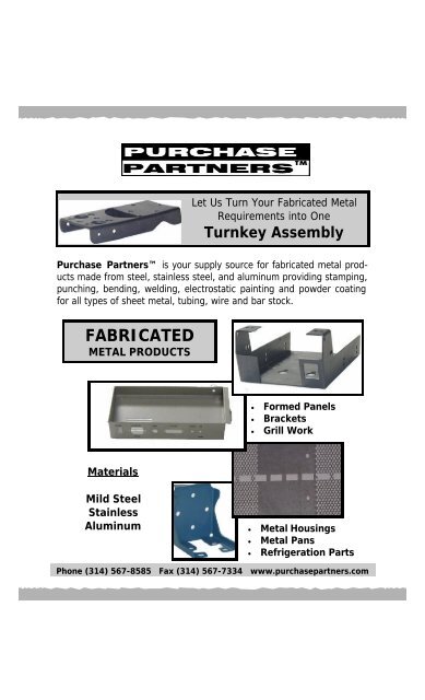 Assembly Parts - Purchase Partners