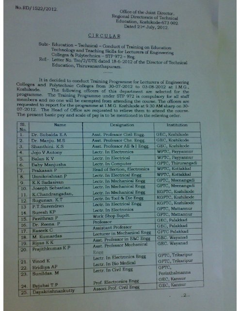 List of Participants for STP 972