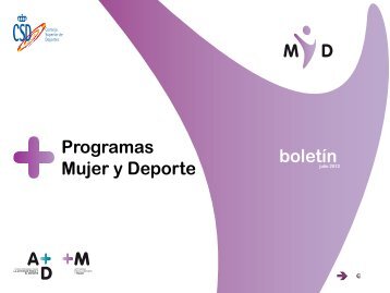 BoletÃ­n M y D julio 2012 - Consejo Superior de Deportes