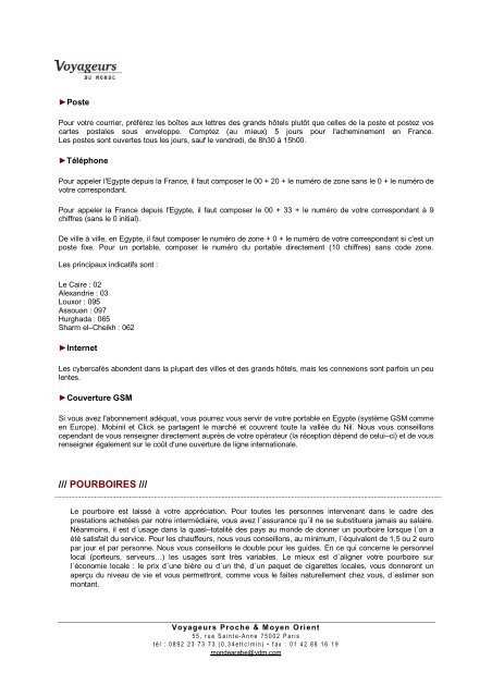 tÃ©lÃ©charger le descriptif detaillÃ© (PDF) - Voyageurs du Monde