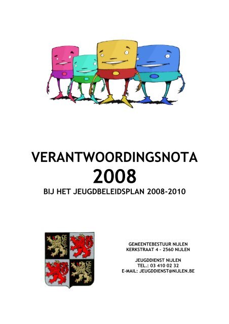 Verantwoordingsnota 2008 - Jeugd Nijlen