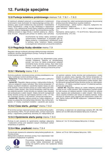 Instrukcja techniczna RSS 2 - De Dietrich