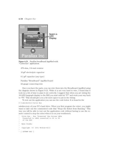 Basic Stamp 2 Robot Programming - ISL