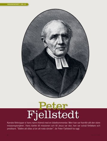Peter Fjellstedt - Till Liv