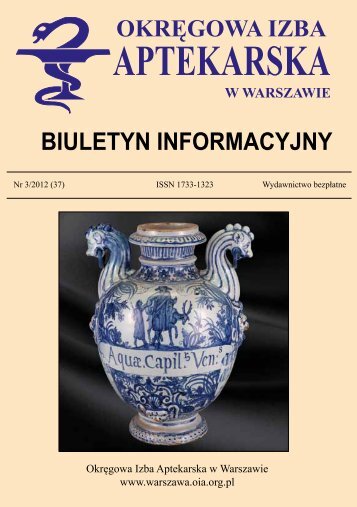 tekst BI nr 3 z 2012.pdf - OkrÄgowa Izba Aptekarska w Warszawie