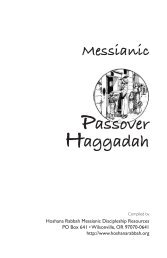 Messianic Passover Haggadah - Hoshana Rabbah