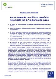 uno-e aumenta un 45% su beneficio neto hasta los 9,7 millones de ...