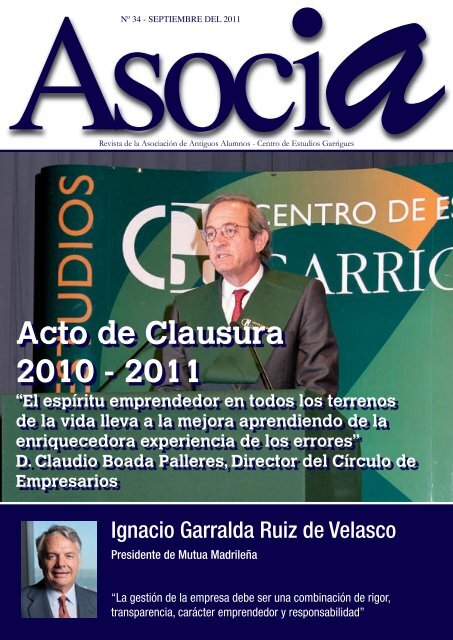 NÂº 34, Septiembre 2011 - Centro de Estudios Garrigues