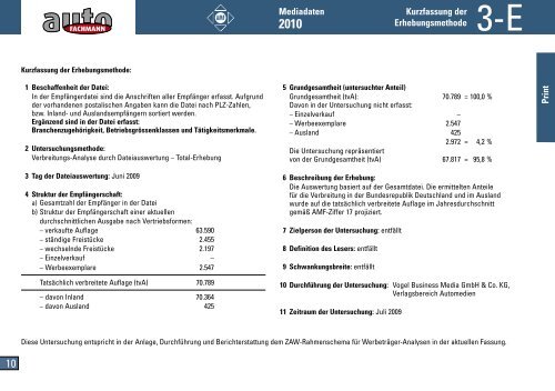 autofachmann/autokaufmann Media Daten 2010