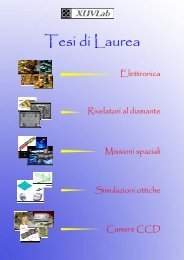 Tesi di Laurea - Dipartimento di Fisica e Astronomia