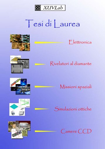 Tesi di Laurea - Dipartimento di Fisica e Astronomia