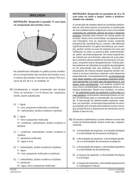 BIOLOGIA - pucrs