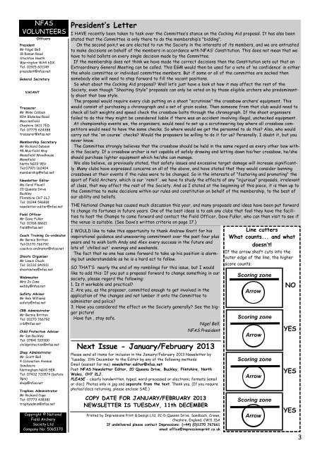 Newsletter - National Field Archery Society