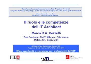 BOZZETTI - Ruolo e Competenze dell'IT Architect.pdf - Aica