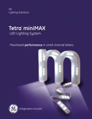 Tetra® miniMAX - GE Lighting Solutions