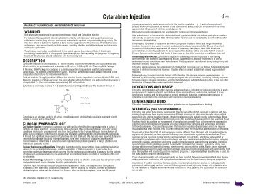 Cytarabine Injection - BDI Pharma, Inc.
