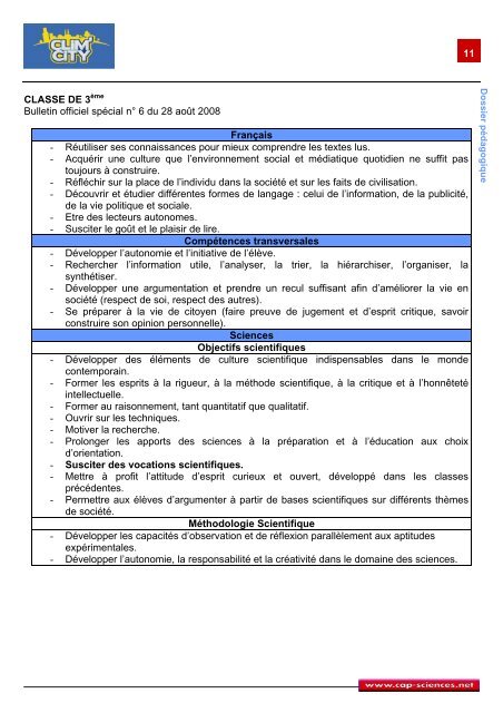 Le livret complet - Clim City - Cap Sciences