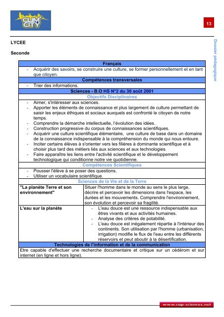 Le livret complet - Clim City - Cap Sciences