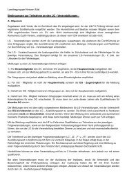 Teilnahmebedingungen an LG- Veranstaltungen - LG Hessen SÃ¼d