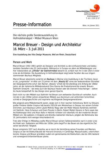 Marcel Breuer - Design und Architektur Eine ... - Kloster Baldegg