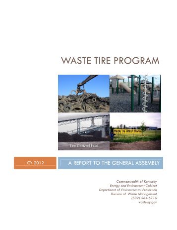 Kentucky waste tire program - Division of Waste Management