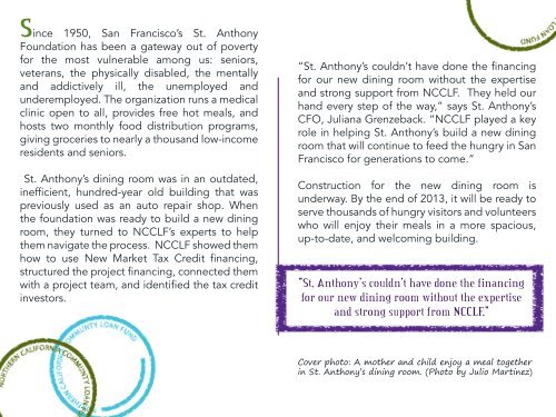 NCCLF's 2012 Annual Report - Northern California Community ...