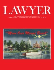 december 2012 - Hillsborough County Bar Association