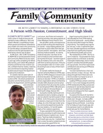 Community Family - Family and Community Medicine - University of ...