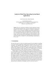 Analysis of Real Time Operating System Based Applications