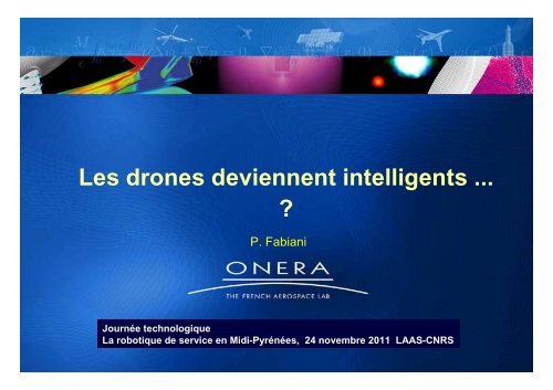 Les drones deviennent intelligents ... ? - LAAS CNRS